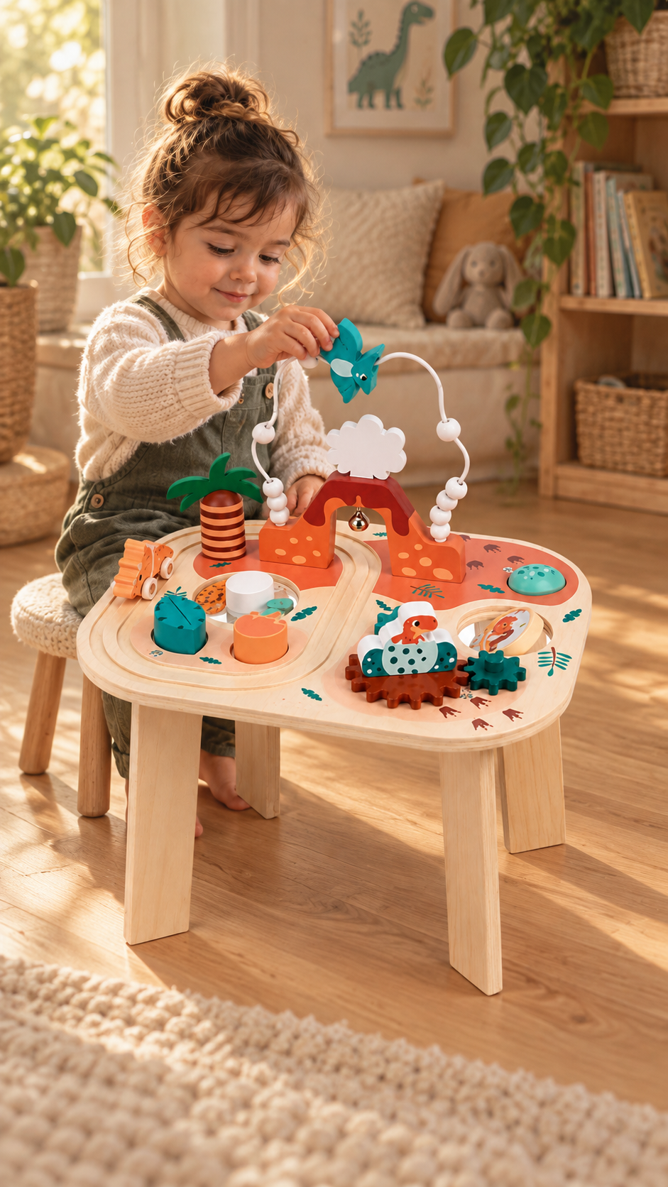Table d’activités dinosaure